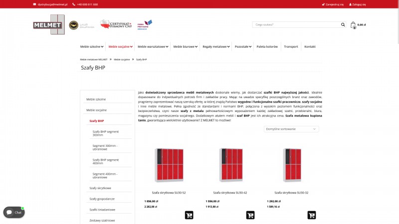 Jak wybrać funkcjonalne szafy BHP?