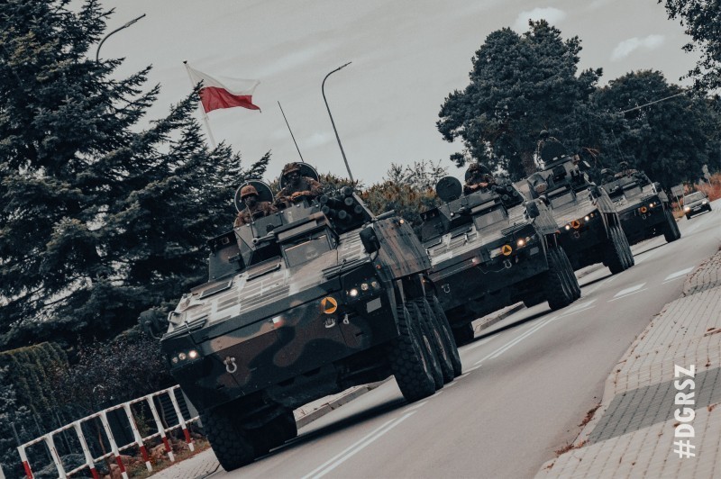 Wzmożony ruch wojska na drogach