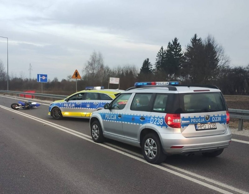 Tragedia na DK nr 74. Nie żyje motocyklista