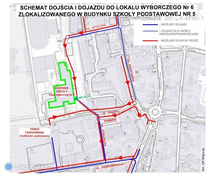 Ważna informacja dla wyborców. Jak dostać się do lokalu?
