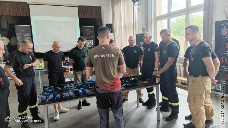 STOP THE BLEED w powiecie biłgorajskim. Strażacy i medycy doskonalili techniki ratowania życia