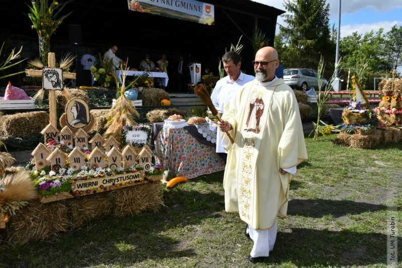 Zakończenie żniw w Turobinie