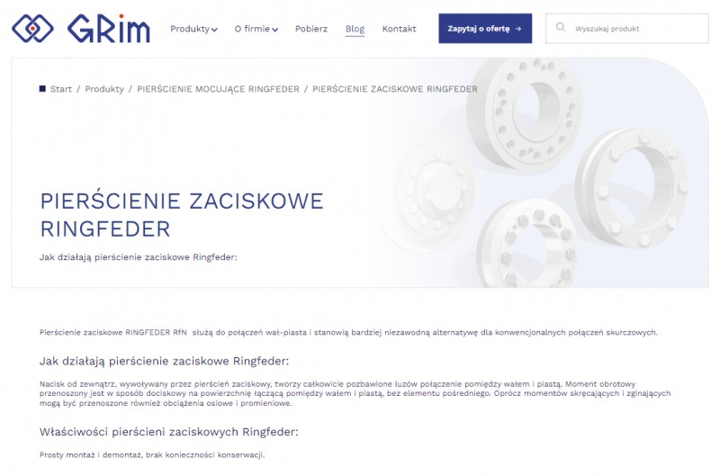 Kiedy warto stosować pierścienie zaciskowe w układach napędowych maszyn?