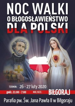 Noc walki o bogosawiestwo dla Polski