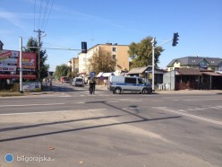 Ul. Komorowskiego zablokowana, trwa przeszukiwanie budynkw - AKTUALIZACJA