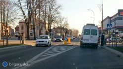 Potrcenie pieszego na ul. Kociuszki