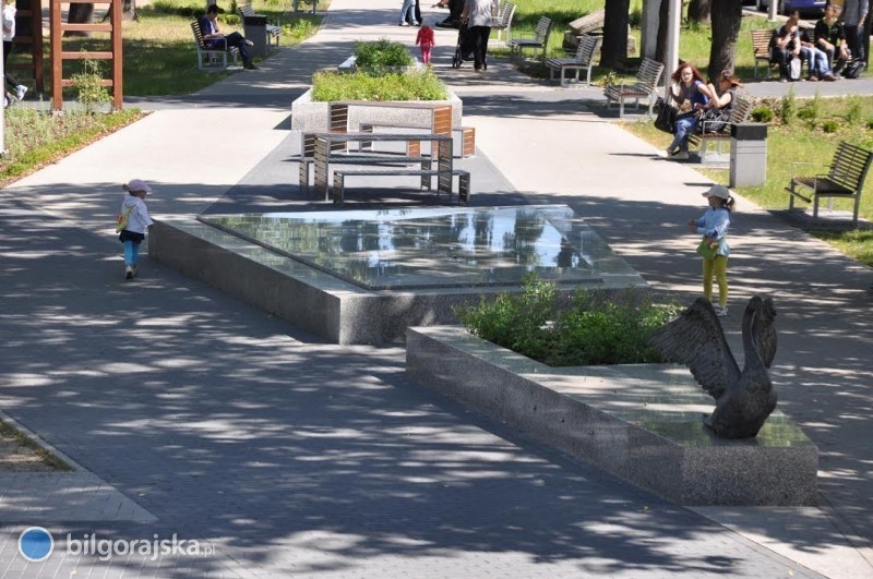 Wandal zniszczy fontann w Parku Solidarnoci