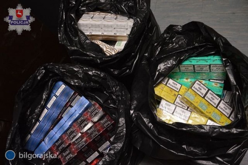 Policjanci zabezpieczyli 1100 paczek papierosw