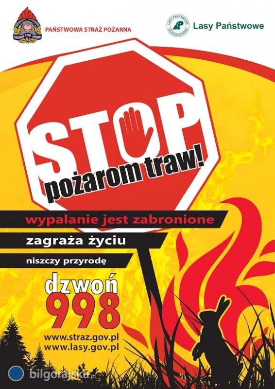 STOP wypalaniu traw!
