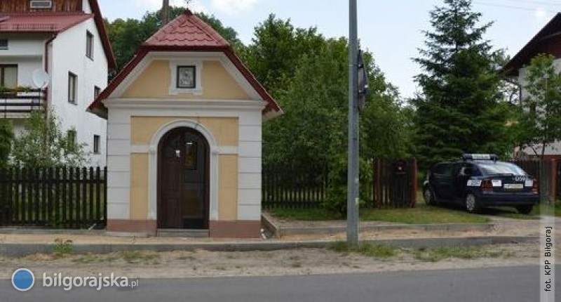 Mieszkaniec Warszawy okrad kapliczk w Ignatwce