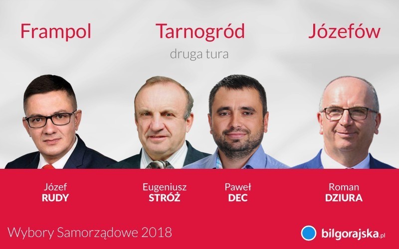 Frampol, Tarnogrd, Jzefw - wyniki wyborw