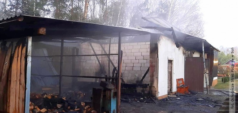 Ogromne straty po pożarze w gminie Biłgoraj