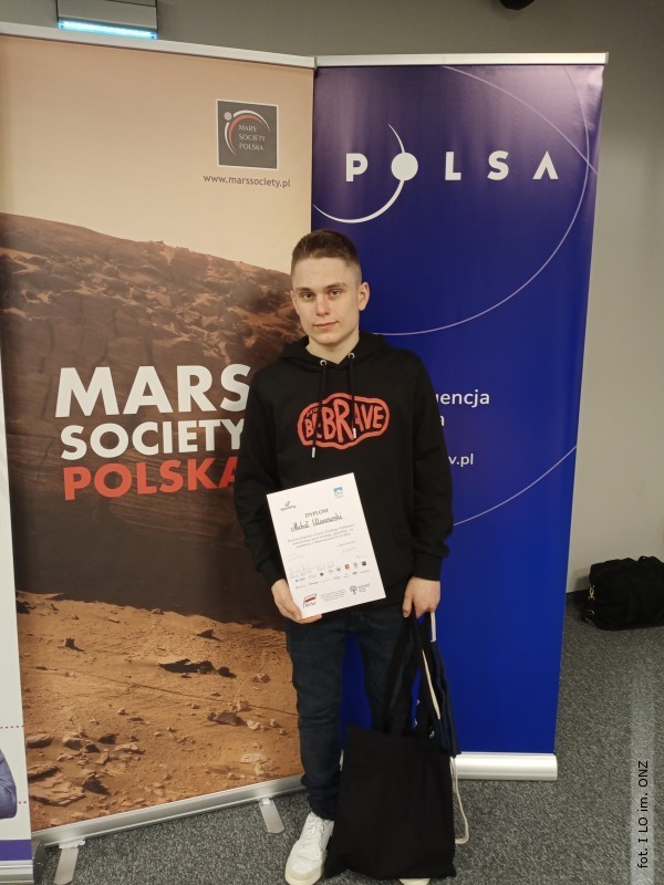 Ucze ONZ-etu finalist oglnopolskiego konkursu o Marsie