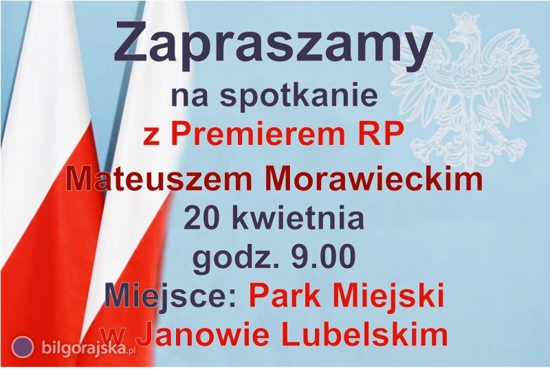 Premier Morawiecki spotka si z mieszkacami ssiedniego powiatu