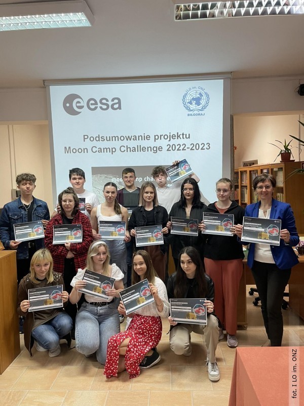 Licealiści współpracowali z Europejską Agencją Kosmiczną