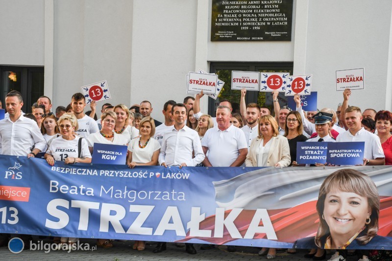 Inauguracja kampanii wyborczej Beaty Strzałki