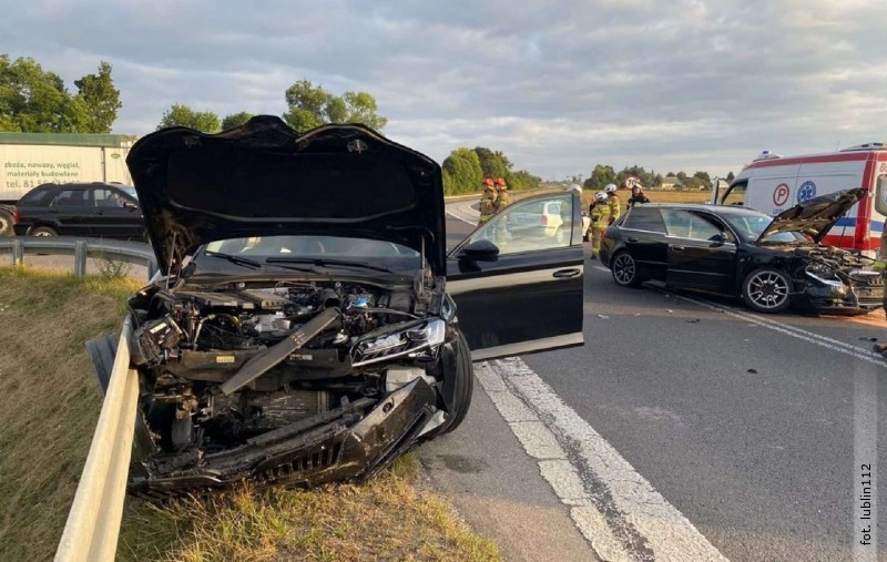 Wypadek na trasie Bigoraj-Lublin. S utrudnienia.