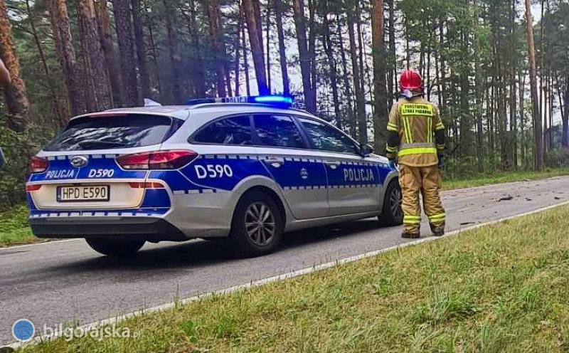 Samochd w rowie. Jedna osoba trafia do szpitala [AKTUALIZACJA]