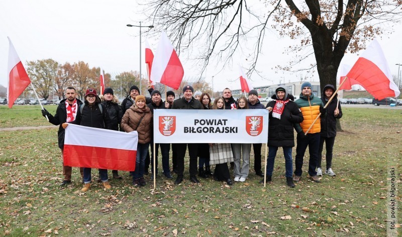 Przedstawiciele powiatu na Marszu Niepodlegoci w Warszawie