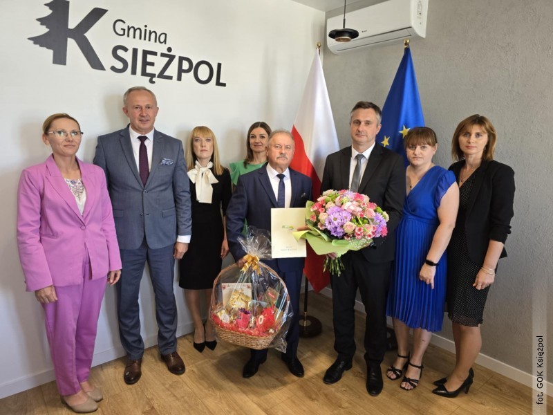 Po�egnanie wieloletniego sekretarza gminy