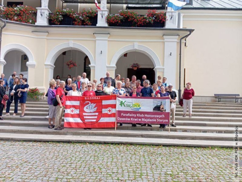 Krwiodawcy z&nbsp;Bi�goraja na pielgrzymce