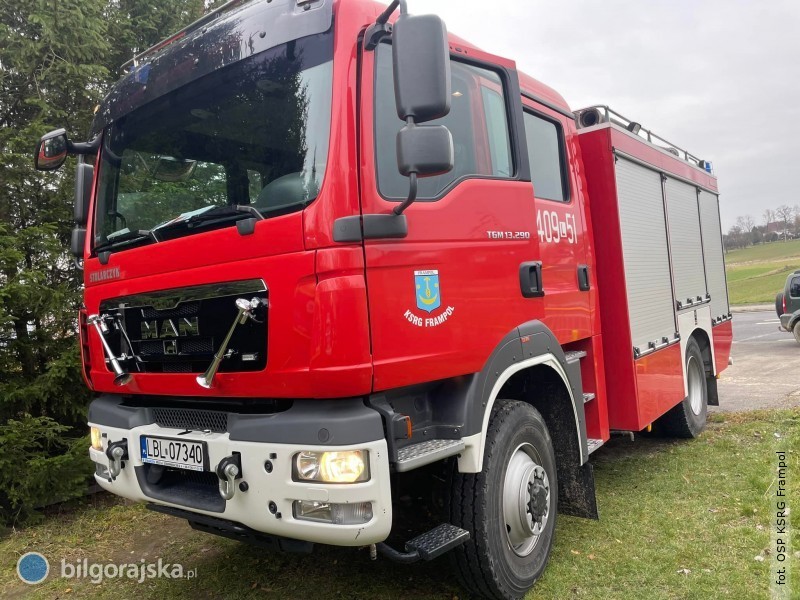 Rower druha znikn�� sprzed remizy. OSP Frampol apeluje o&nbsp;zwrot