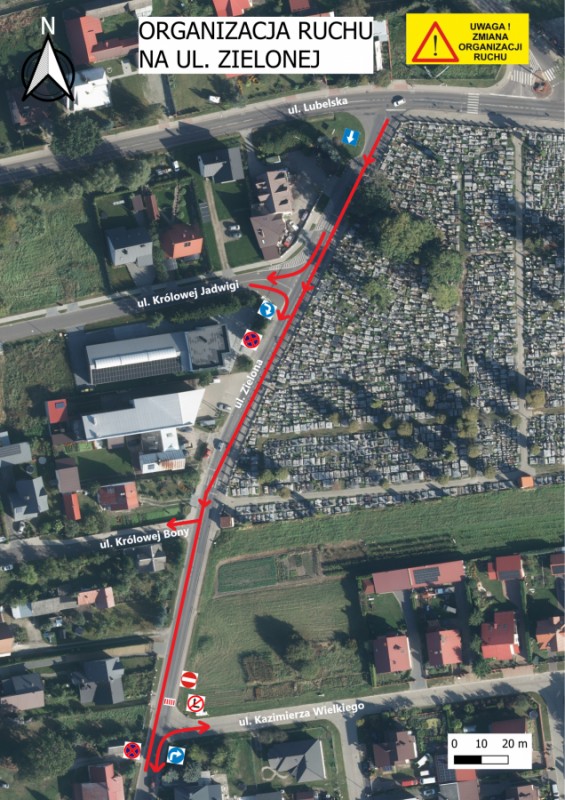 Od 31 pa�dziernika nowa organizacja ruchu w&nbsp;rejonie cmentarzy w&nbsp;Bi�goraju