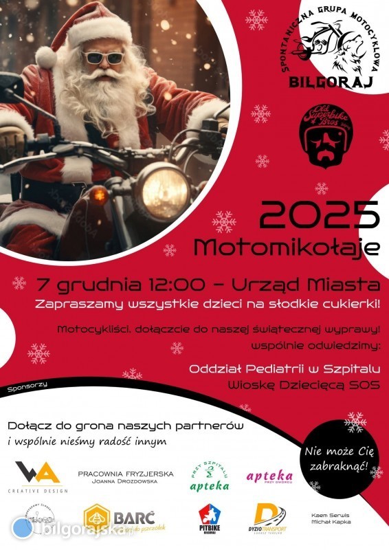 Motocykli�ci zn�w wyrusz� do dzieci