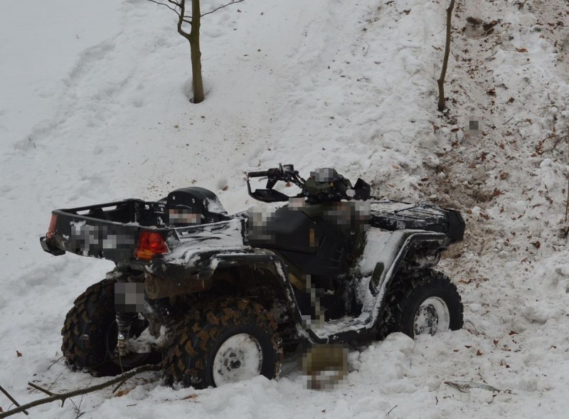 Tragiczny fina� przeja�d�ki quadem