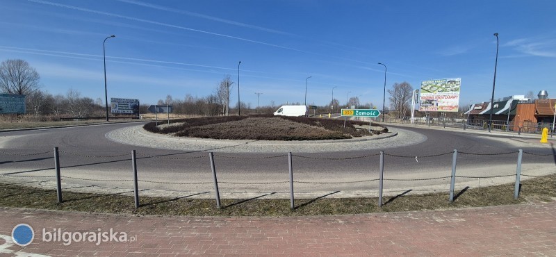 Rondo na wje�dzie do Bi�goraja z&nbsp;now� nazw�