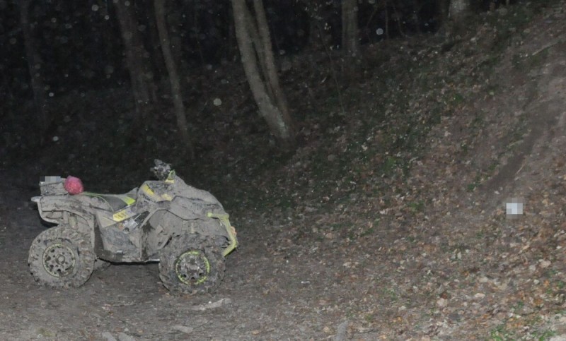 33-latek ci�ko ranny po wypadku na quadzie