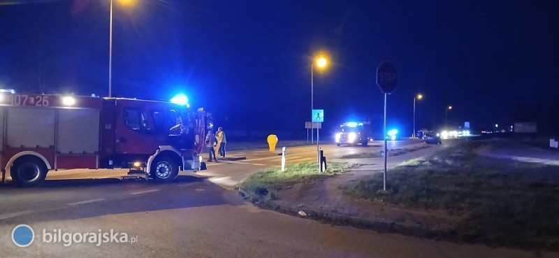 Potr�cenie rowerzysty na DW 835 w&nbsp;Gromadzie [AKTUALIZACJA]