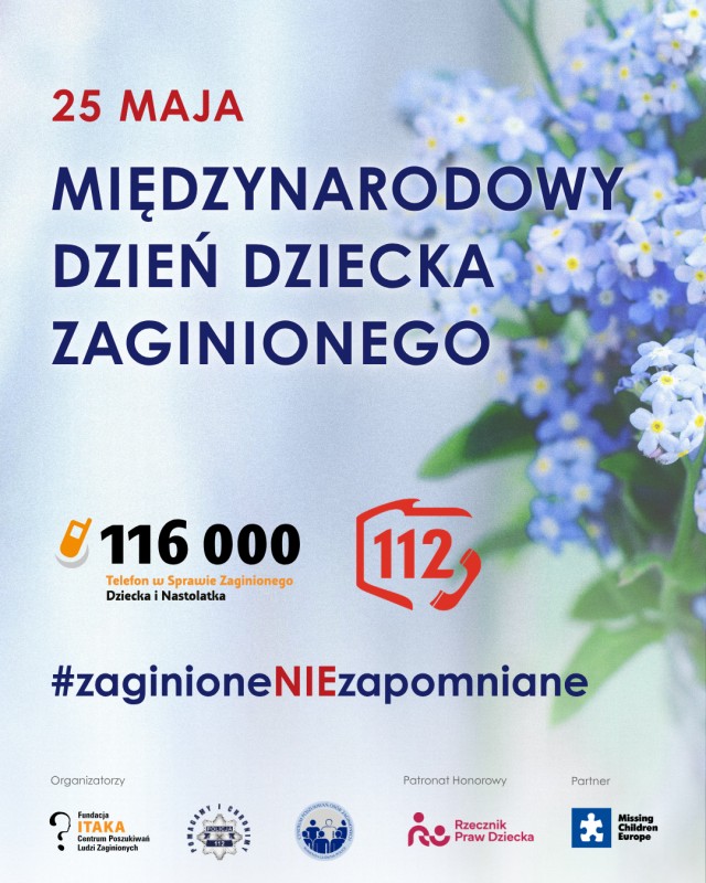 #zaginioneNIEzapomniane - rusza druga edycja kampanii społecznej Policji
