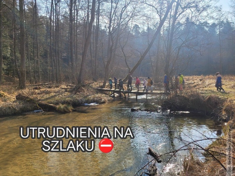 Utrudnienia na szlakach turystycznych na Roztoczu