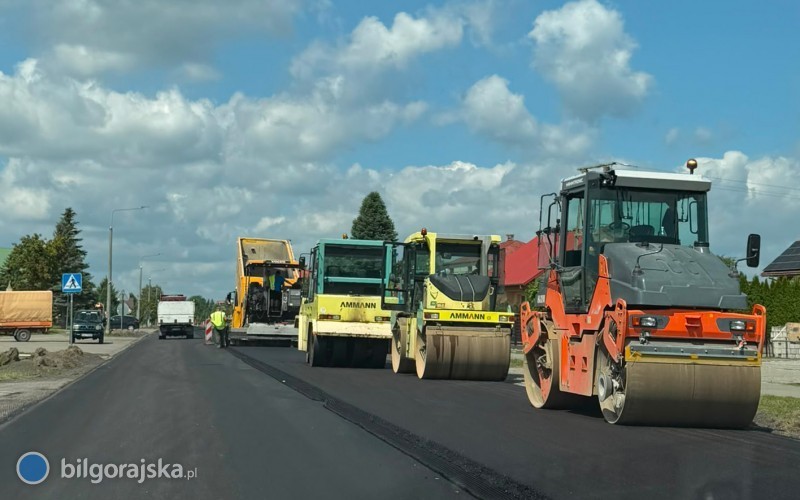 Trwa remont trasy wojew�dzkiej w&nbsp;powiecie bi�gorajskim. Kierowcy napotkaj� utrudnienia