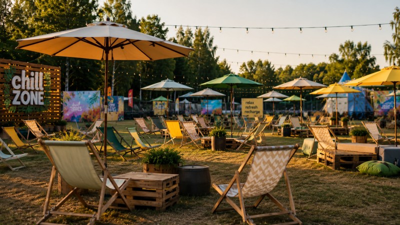 Jak wyr�ni� stoisko na festiwalu? Od baner�w po stref� chilloutu