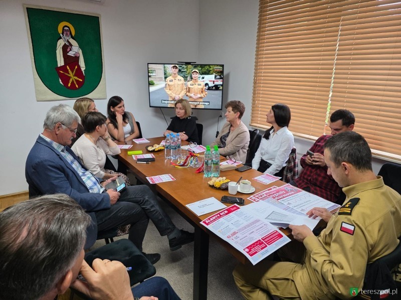 Spotkanie ws. zasad post�powania w&nbsp;sytuacji zagro�enia