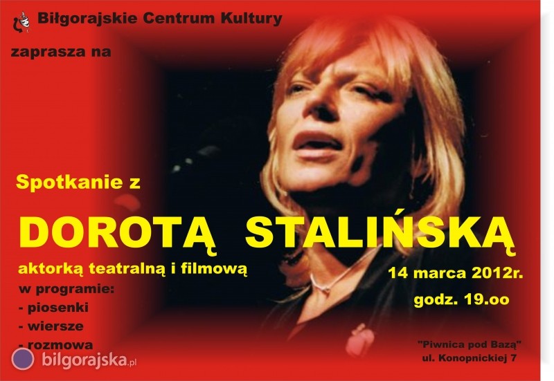Dorota Staliska w "Piwnicy pod baz"