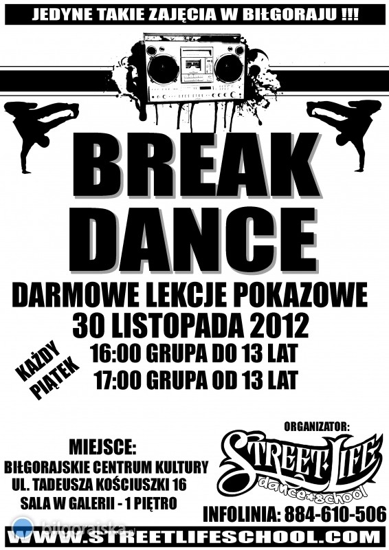 Naucz si break-dance w BCK-u