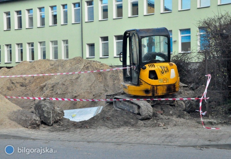 Wypadek podczas prac ziemnych