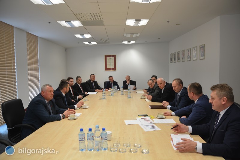 Spotkanie wójtów powiatu biłgorajskiego