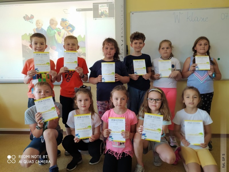 Uczniowie "Piątki" laureatami Ogólnopolskiego Konkursu Przedmiotowego "Leon"