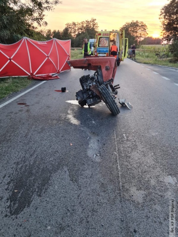 Tragedia na drodze. Nie yje 21-letni motocyklista