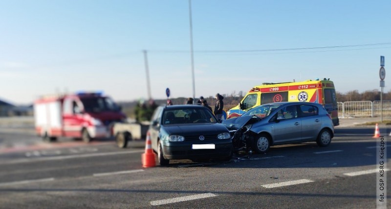 Utrudnienia na DW nr 835 po zderzeniu pojazdw