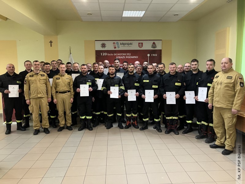 Stra�acy OSP z&nbsp;nowymi uprawnieniami