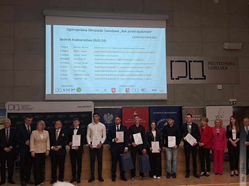 Sukces uczni�w "Budowlanki" w&nbsp;olimpiadzie zawodowej
