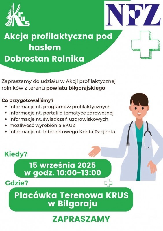 Rolniku - porozmawiaj o&nbsp;swoim zdrowiu