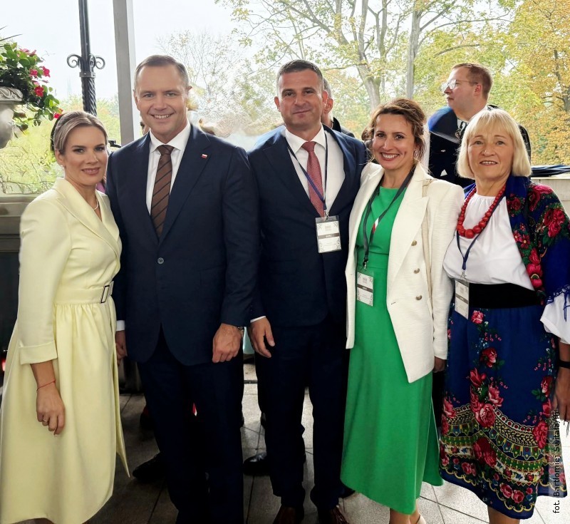 Przedstawiciele powiatu na Do�ynkach Prezydenckich