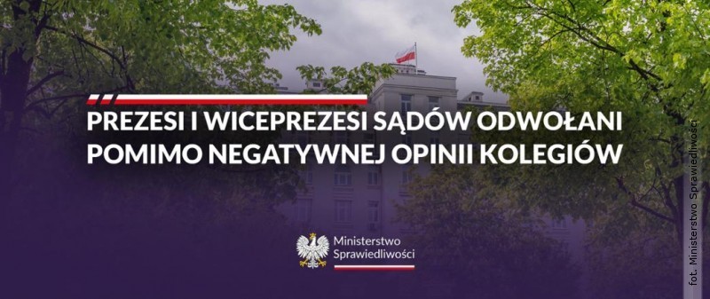 Odwo�anie wiceprezes bi�gorajskiego s�du