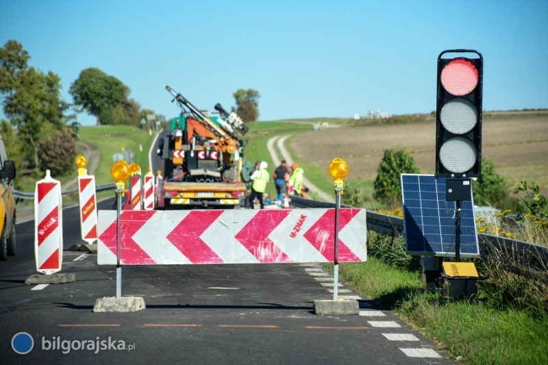 Trwa remont mostu na trasie Bi�goraj-Lublin